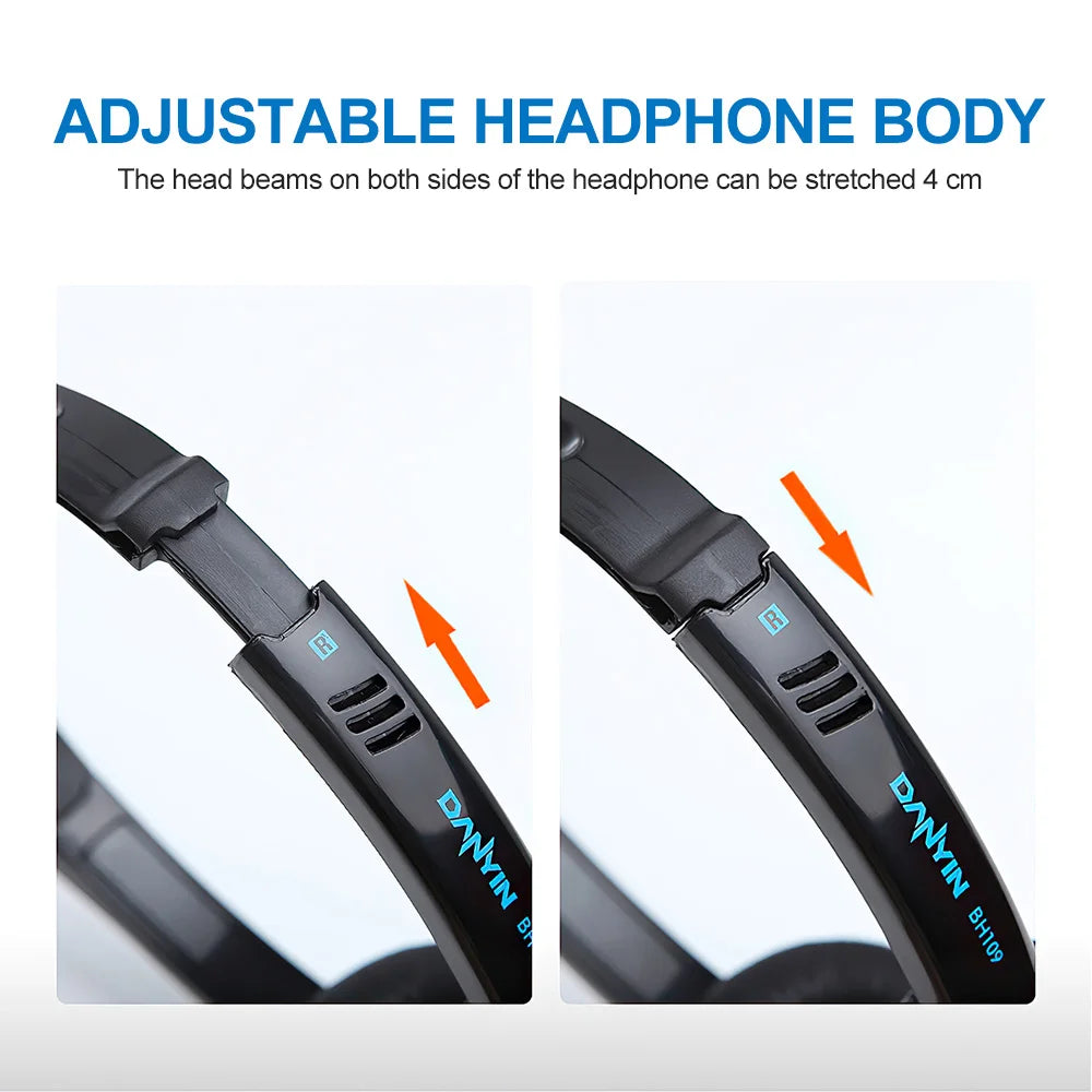 Plug Headphones Wired Call Center Headset.