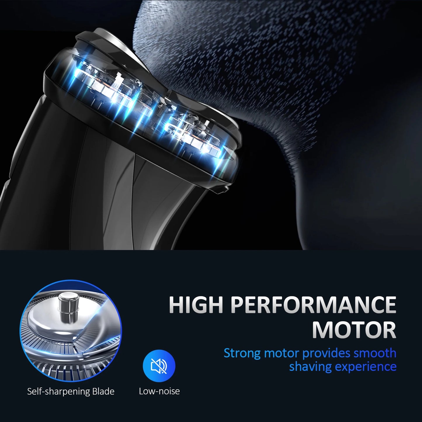 2 in 1 Electric Shaver 3D Men Razor Beard Trimmer .