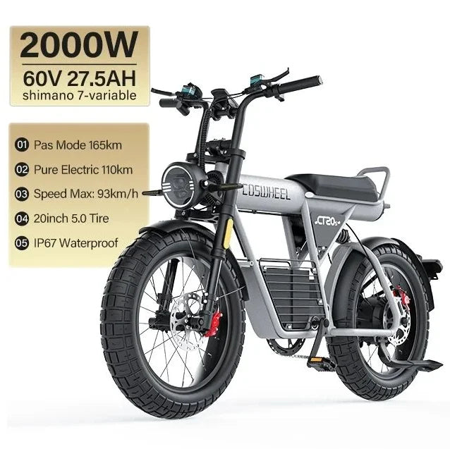 Coswheel Electric Bike Motorcyle Drit EBike.