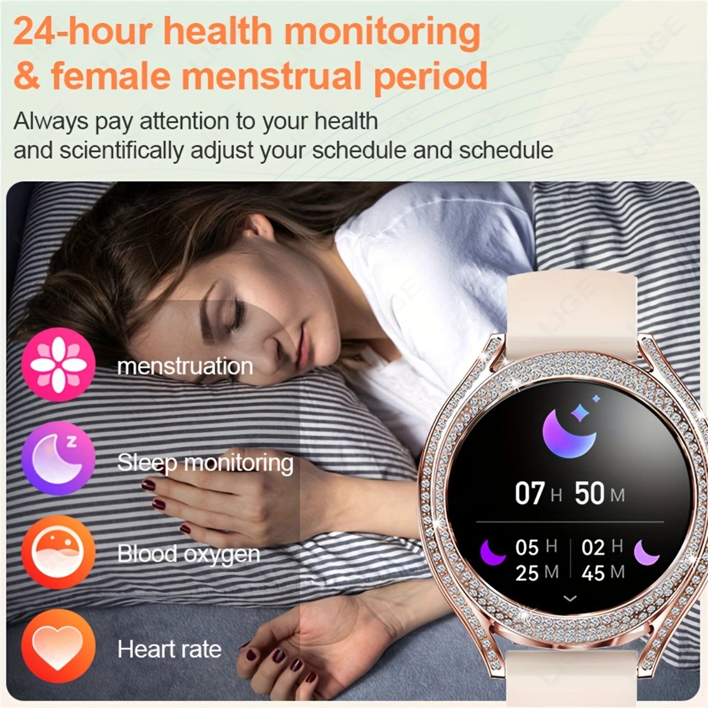 Smart Watch For Women Men,Android And IOS Phones..