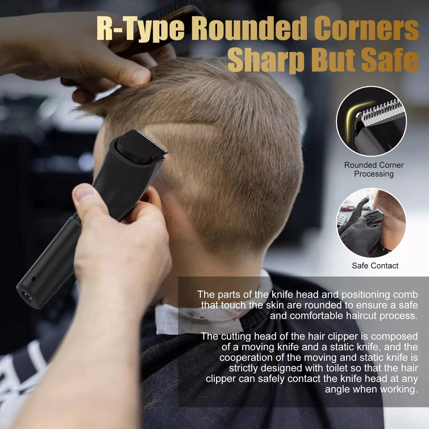 SEJOY Cordless Professional Hair Clippers Men Trimmer .