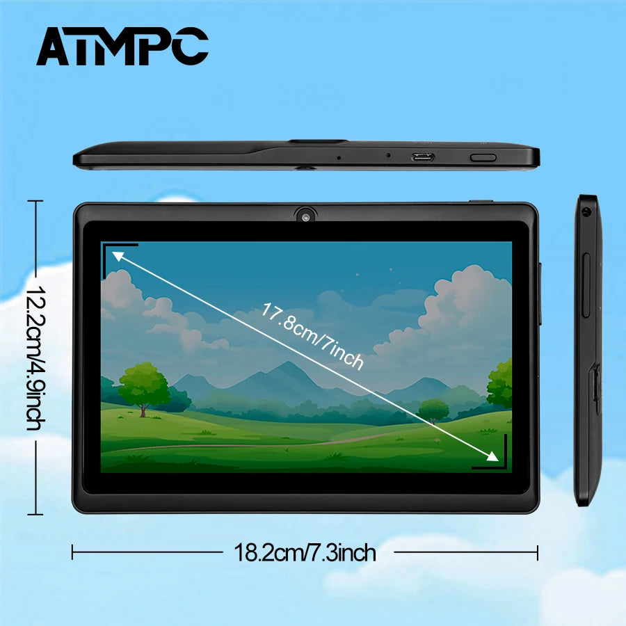ATMPC 7 Inch Tablet, Android 11