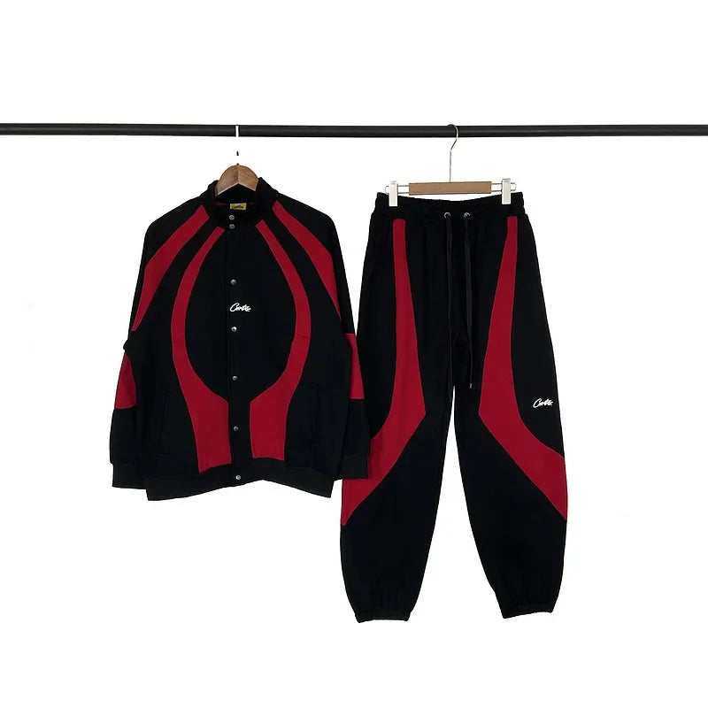 Men Sets Loose Soprt Style Outfits Casual.