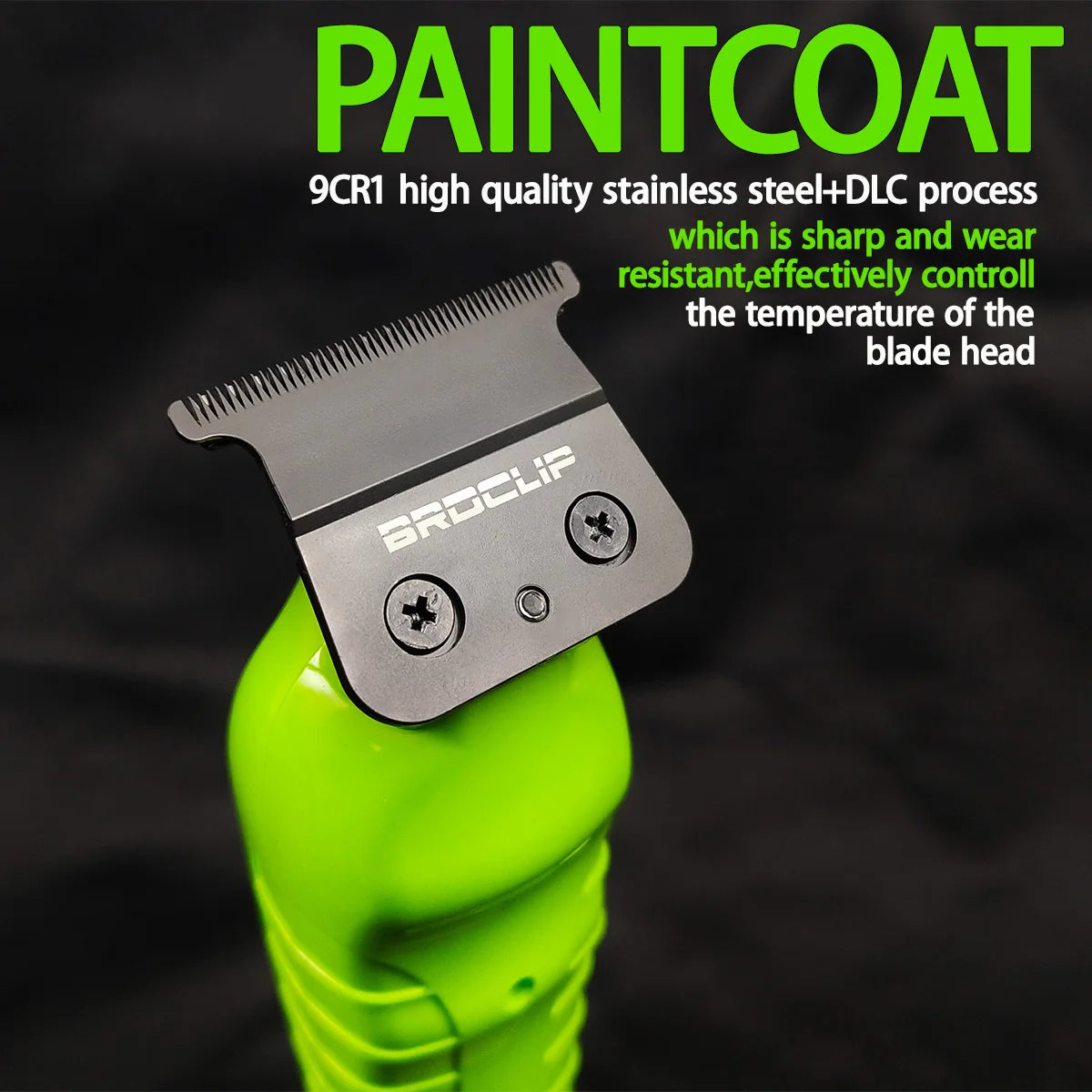 New 2025 BRDCLIP FA1T Green Professional Hair Trimmer .