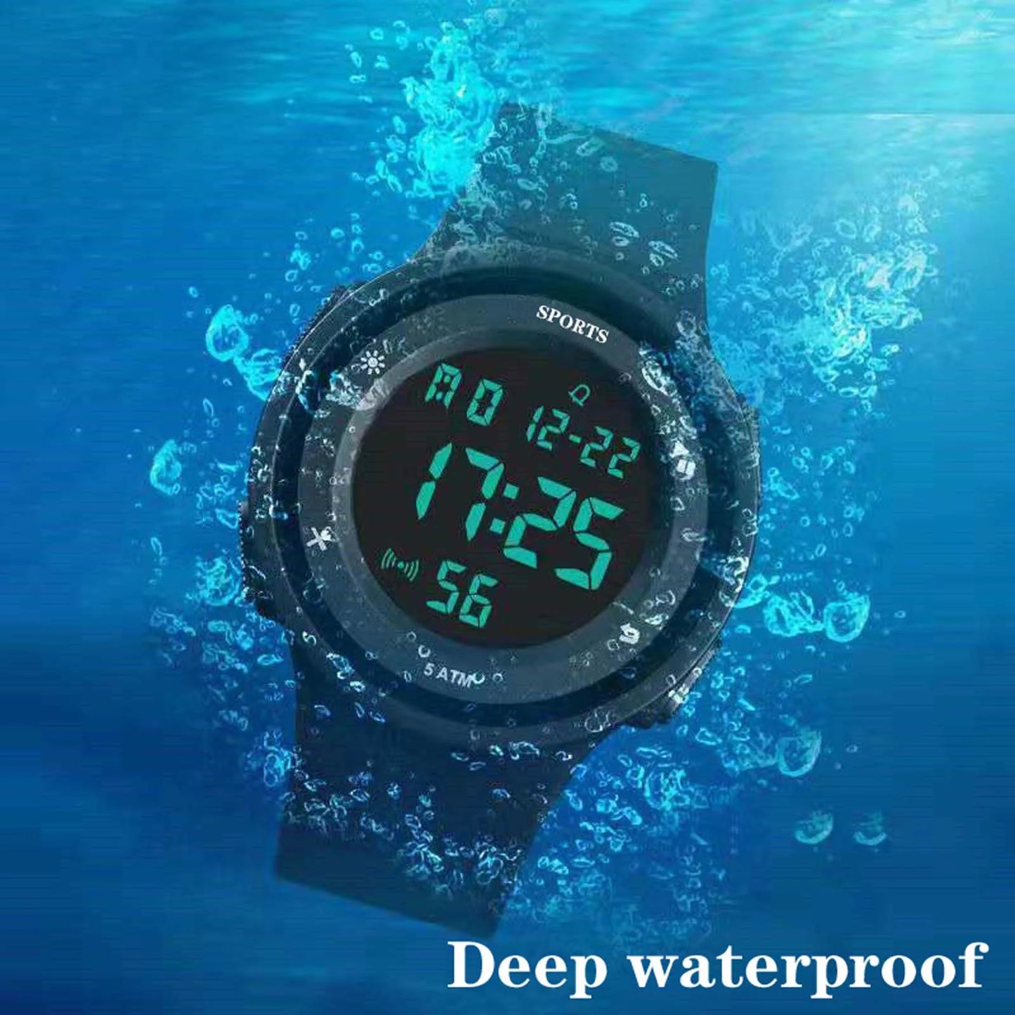 Fashion Mens Digital Watch Date Sport Electronic Life Waterproof .