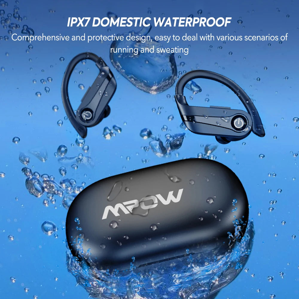 Bluetooth Wireless Earbuds Waterproof .