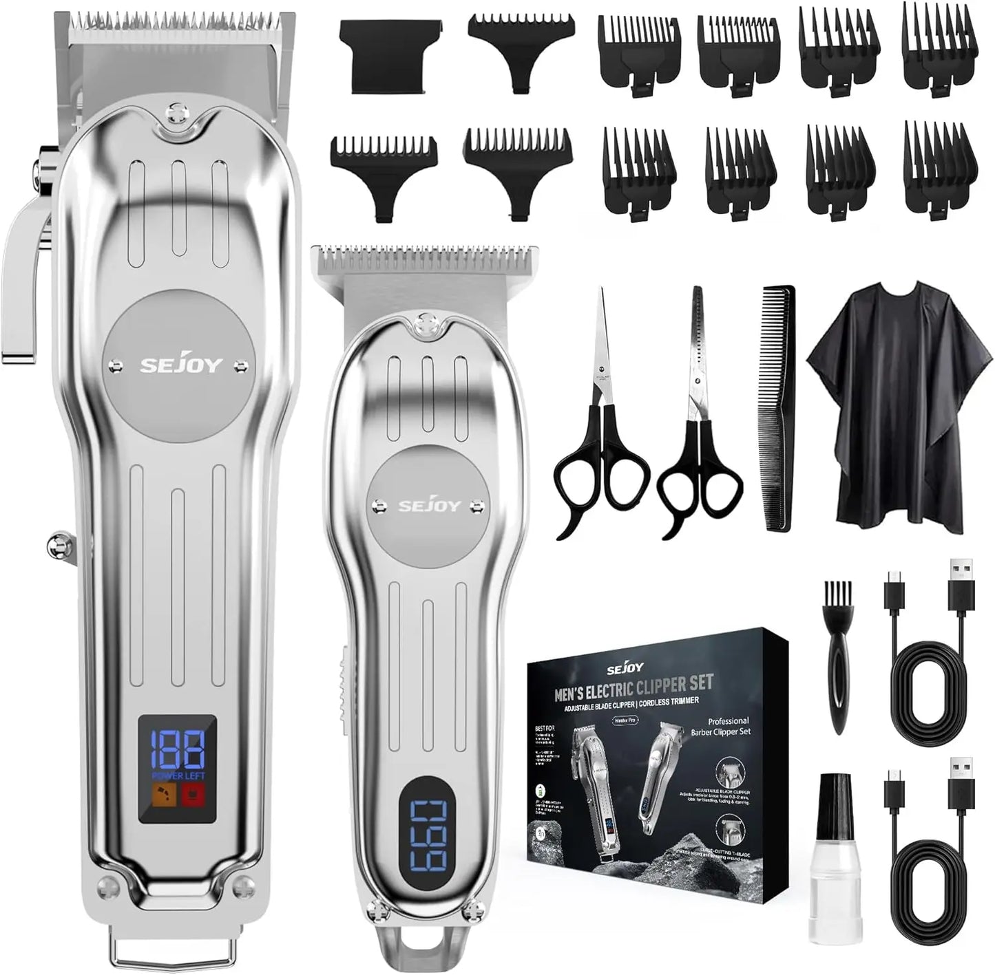 SEJOY Professional Hair Clippers for Men Cordless Clippers .