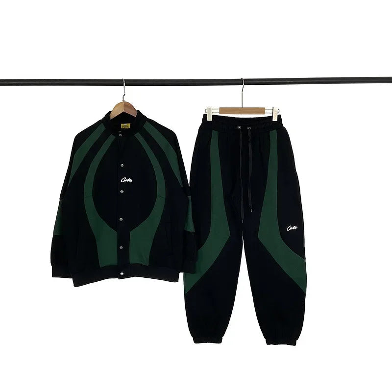 Men Sets Loose Soprt Style Outfits Casual.