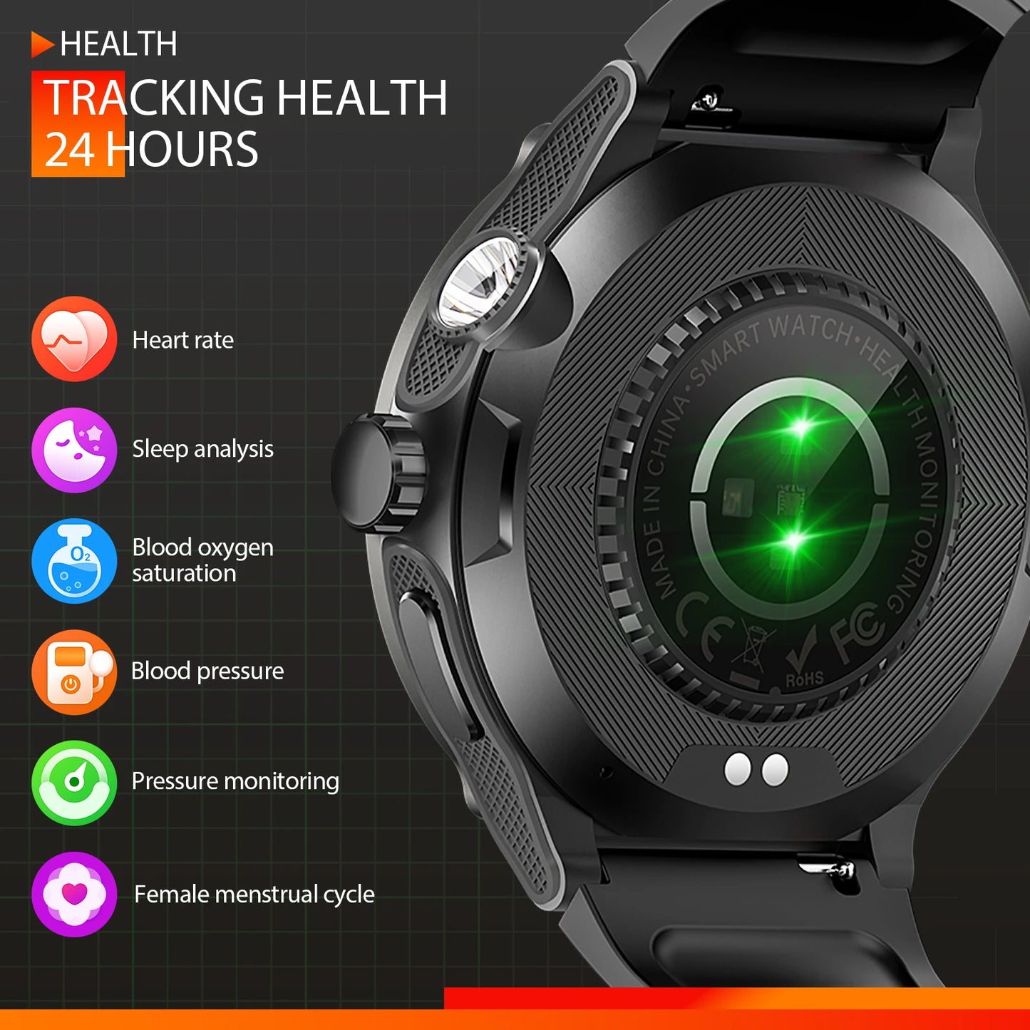 LaNikar Smart Watch 3ATM Waterproof Men Sport .