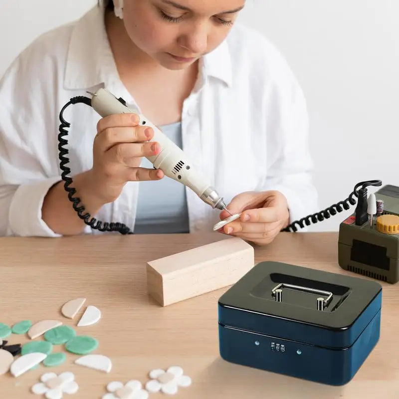 Mini Travel Safe Security Case Lock Box.