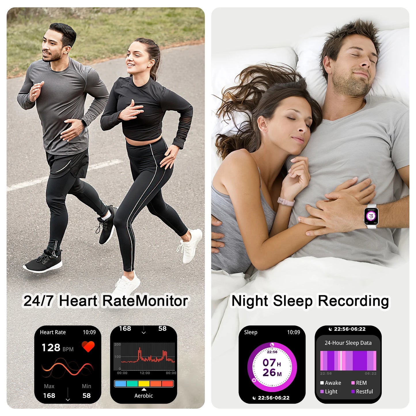 Baolubao Fitness Tracker (Bluetooth Answer/Make Calls).
