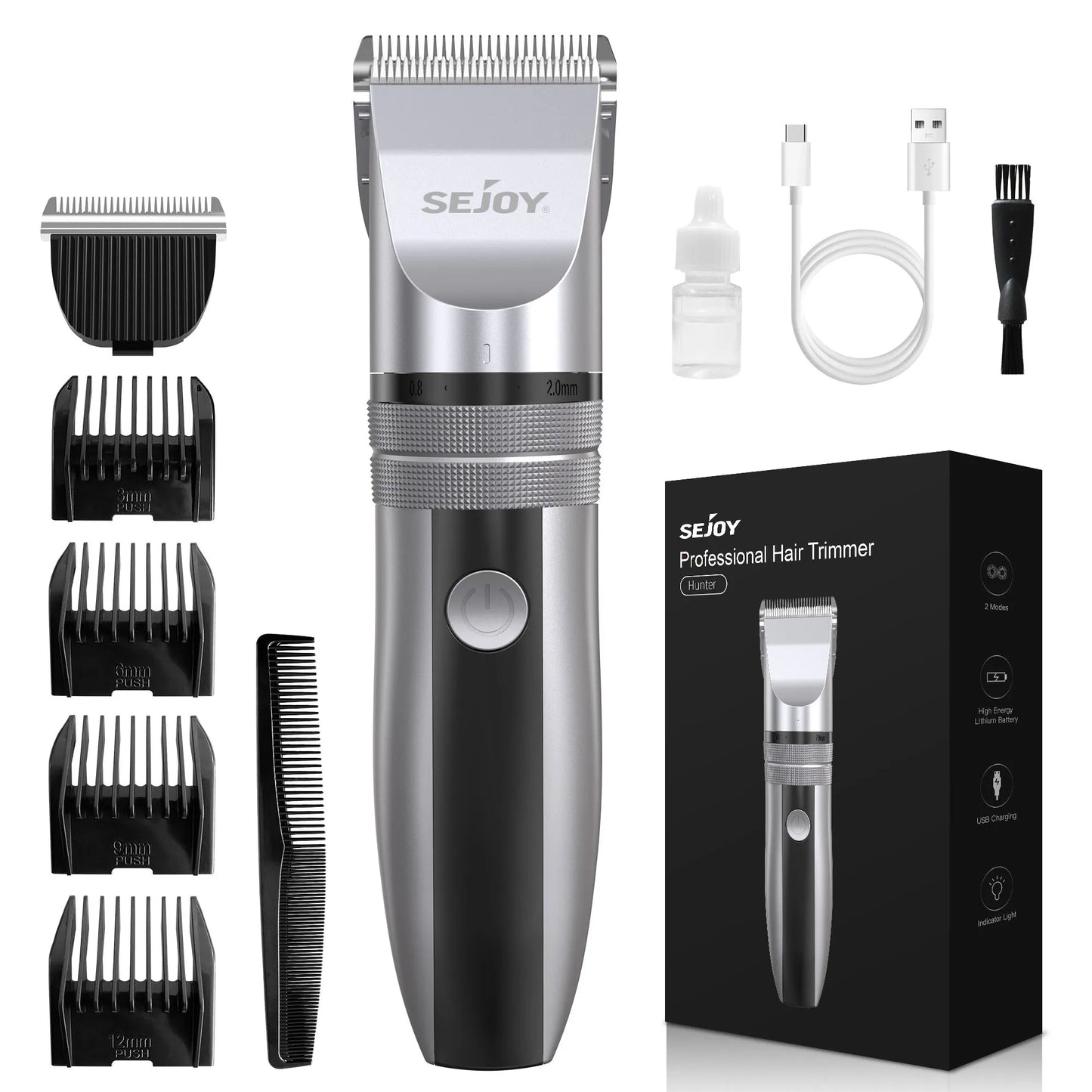 Sejoy Professional Hair Clippers for Men Rechargeable .