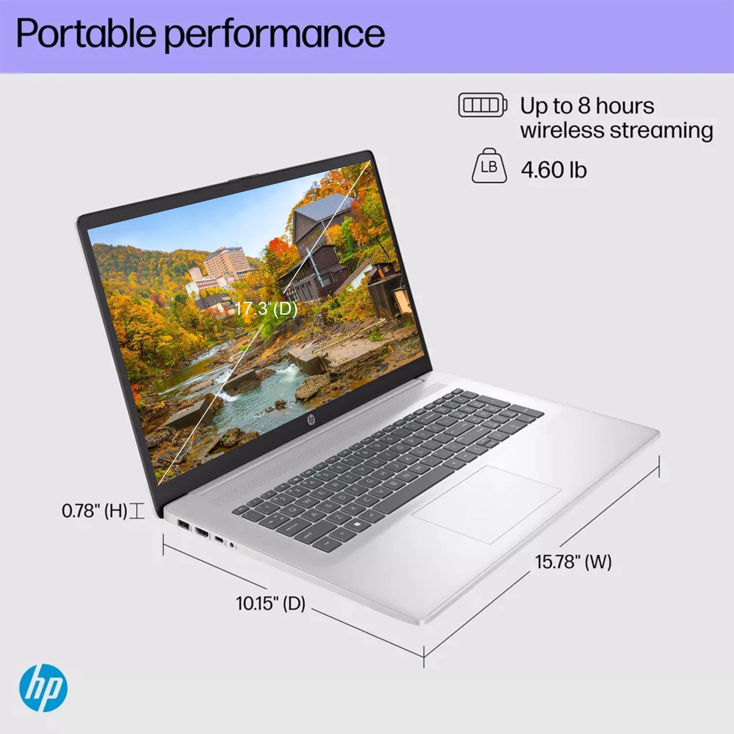 HP 17.3" 2024 Newest Touchscreen Laptop,.