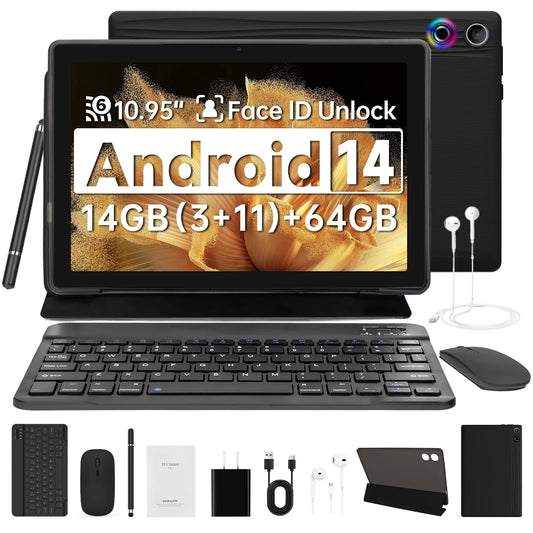 A7L 10.1 Inch Android14 Tablet HD IPS WiFi .