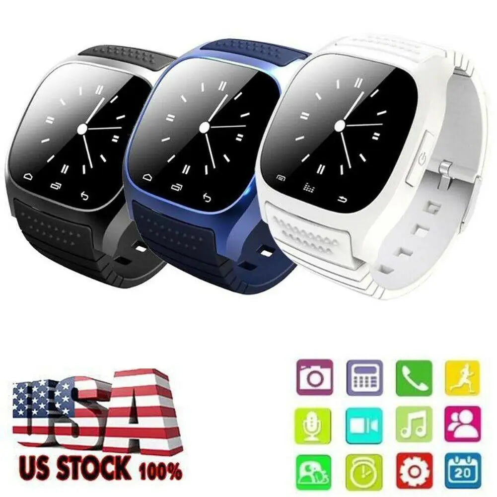 Touch Screen  Women, Men Smartwatch .