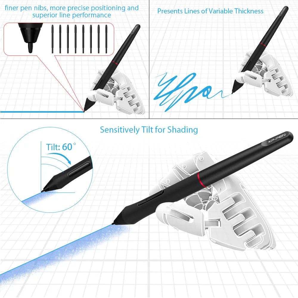 Pen Display Graphics Digital Drawing Tablet.