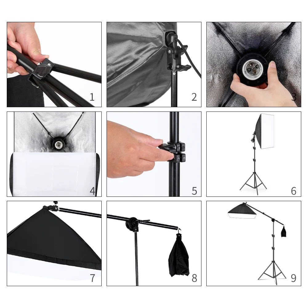 Professional Photography Photo Studio Softbox Lights .