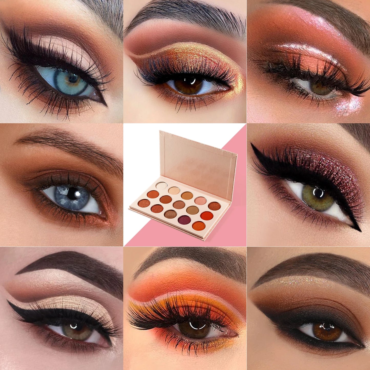 Make-up for women Nude Blush Shiny Eye Shadows '