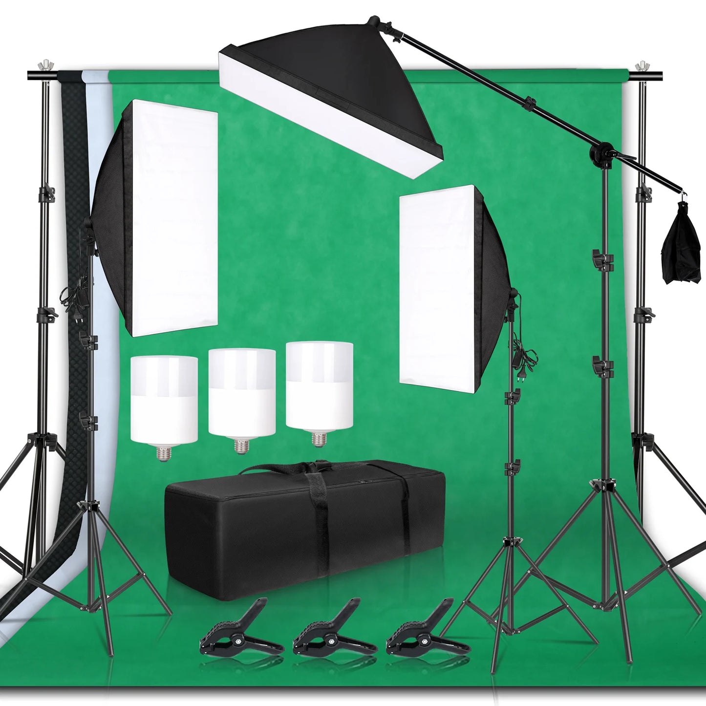 Photography Background Support Softbox Lighting Kit Photo .