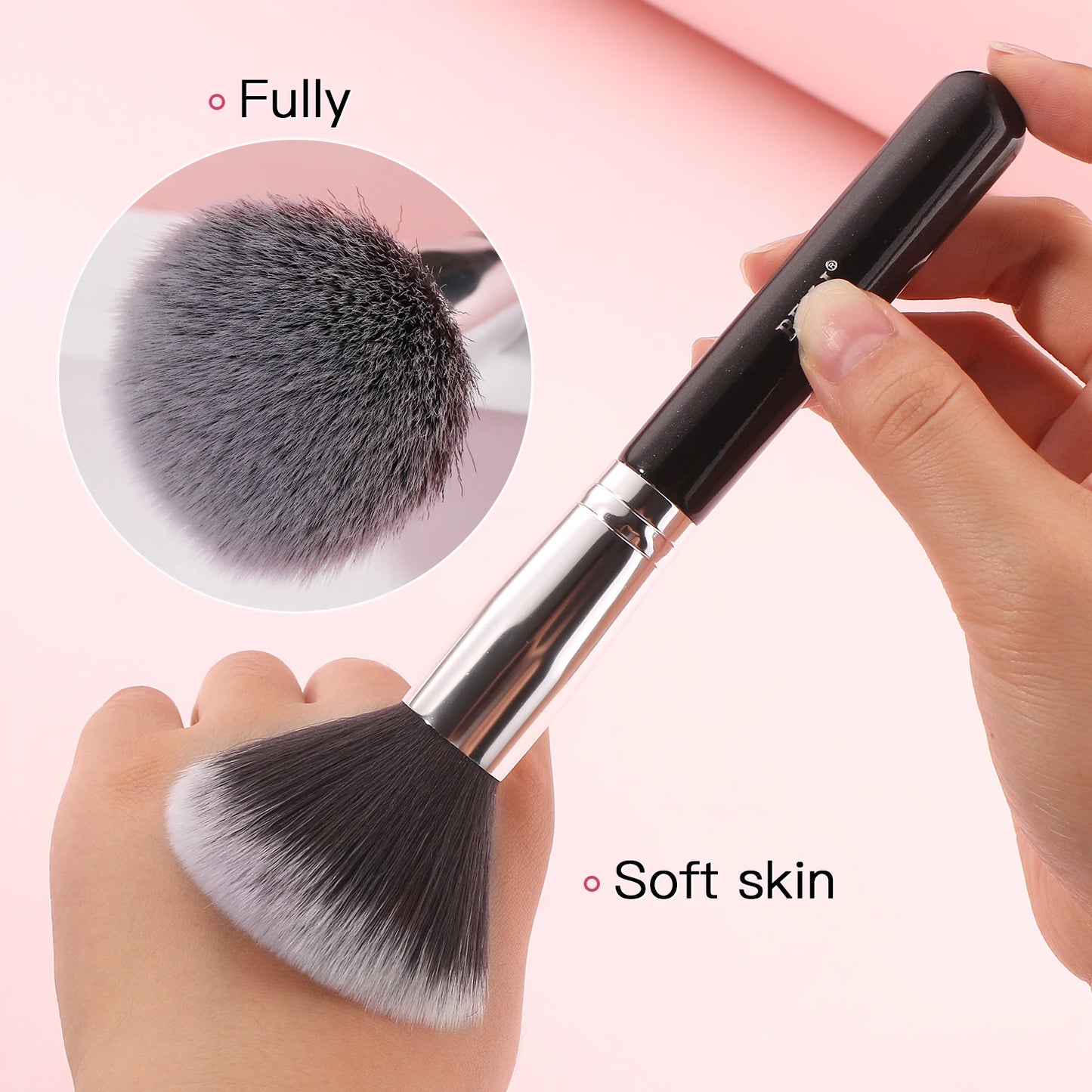 BEILI Black Makeup brushes set Professional .