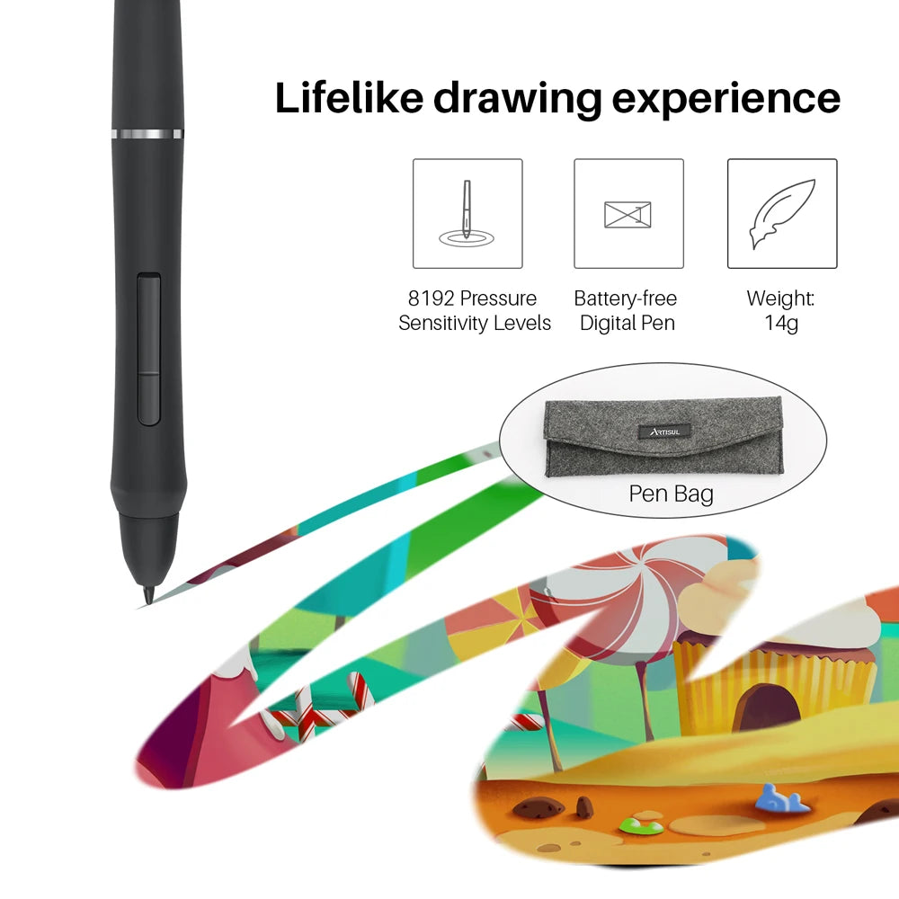 Graphics Tablet IPS Pen Display Monitor .