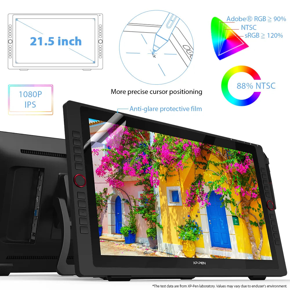 XPPen Artist 22R Pro Graphics Tablet Monitor .