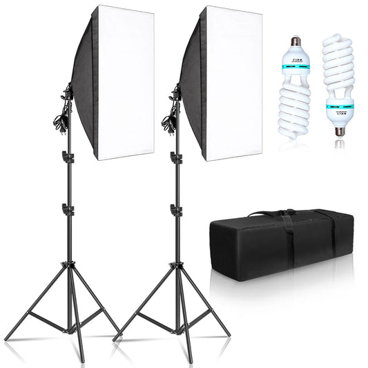 Photography Kits Professional Light System Equipment.