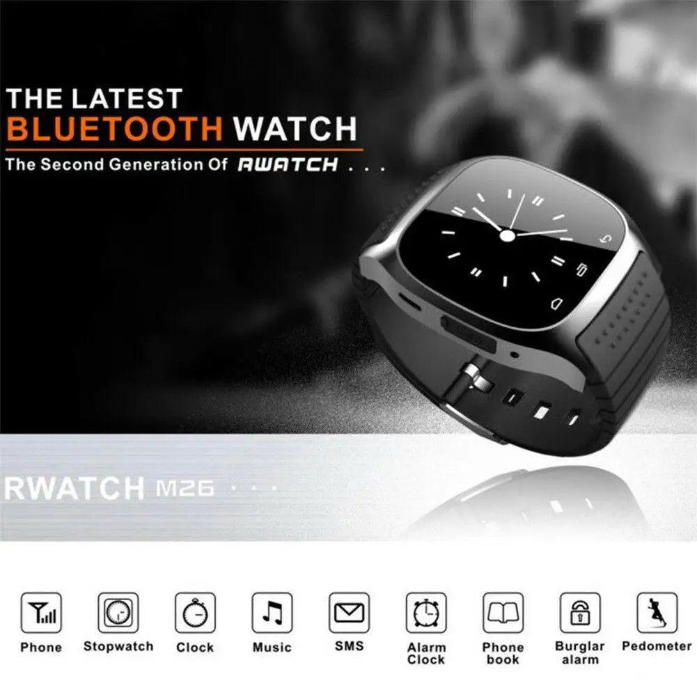 Touch Screen  Women, Men Smartwatch .