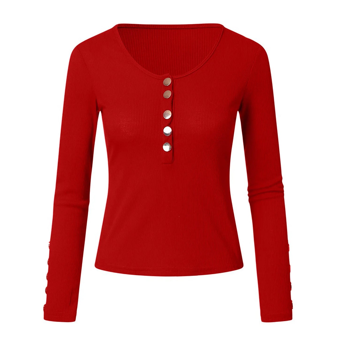 Long Sleeve V-Neck Pullover