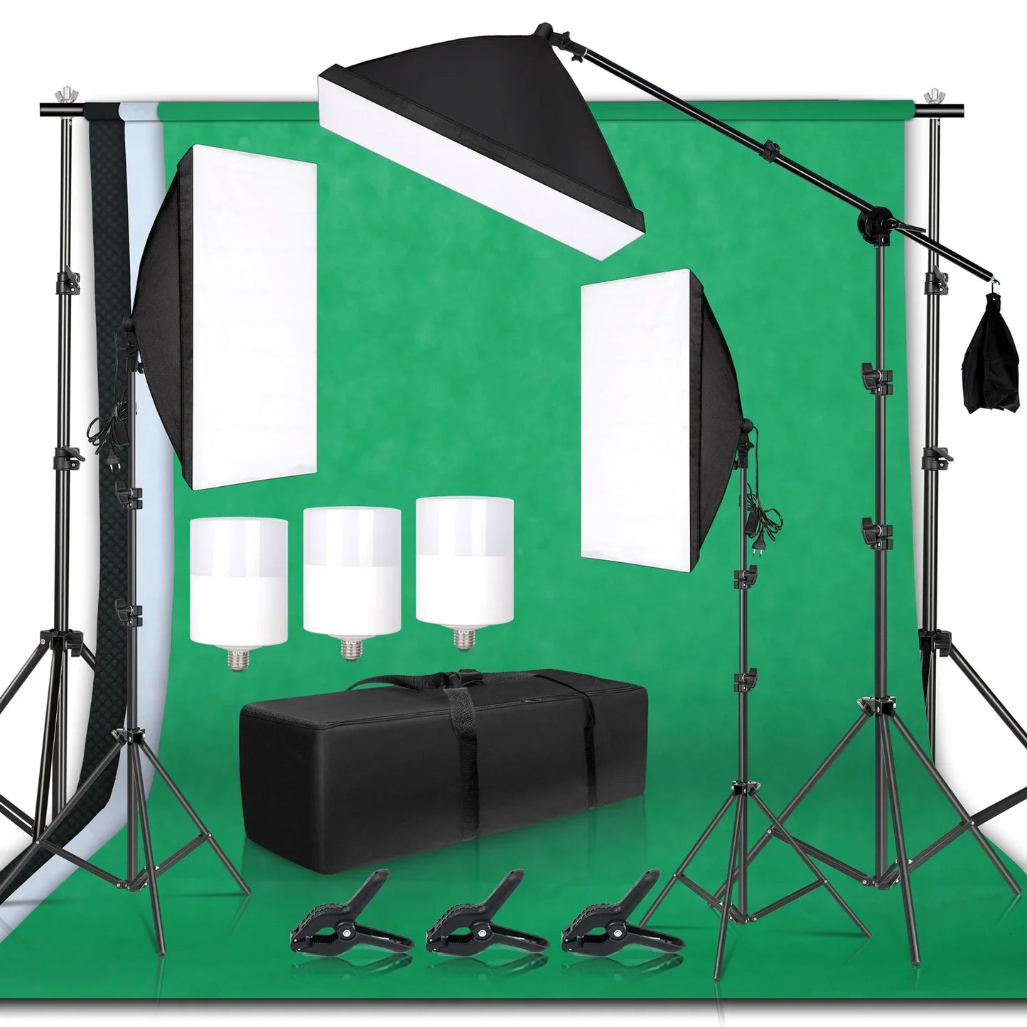 Photography Background Support Softbox Lighting Kit Photo .