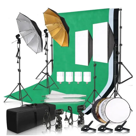 Photography Background Support Softbox Lighting Kit Photo .