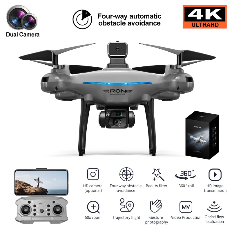 Lenovo KY102 Drone 8K Profesional Dual-camera Aerial .