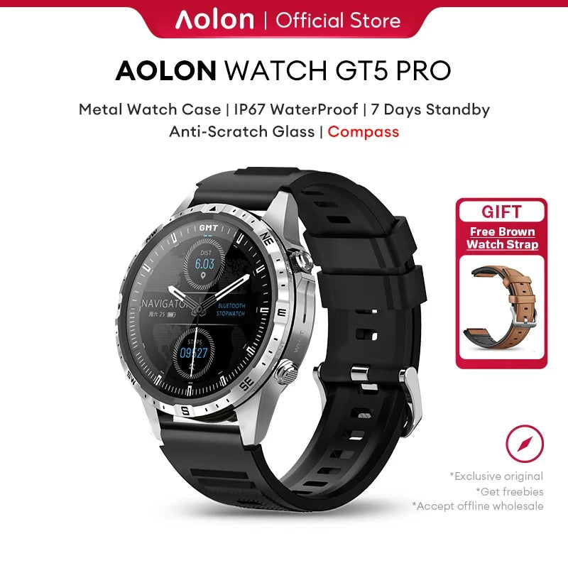 Aolon GT5pro Smart Watch for men.