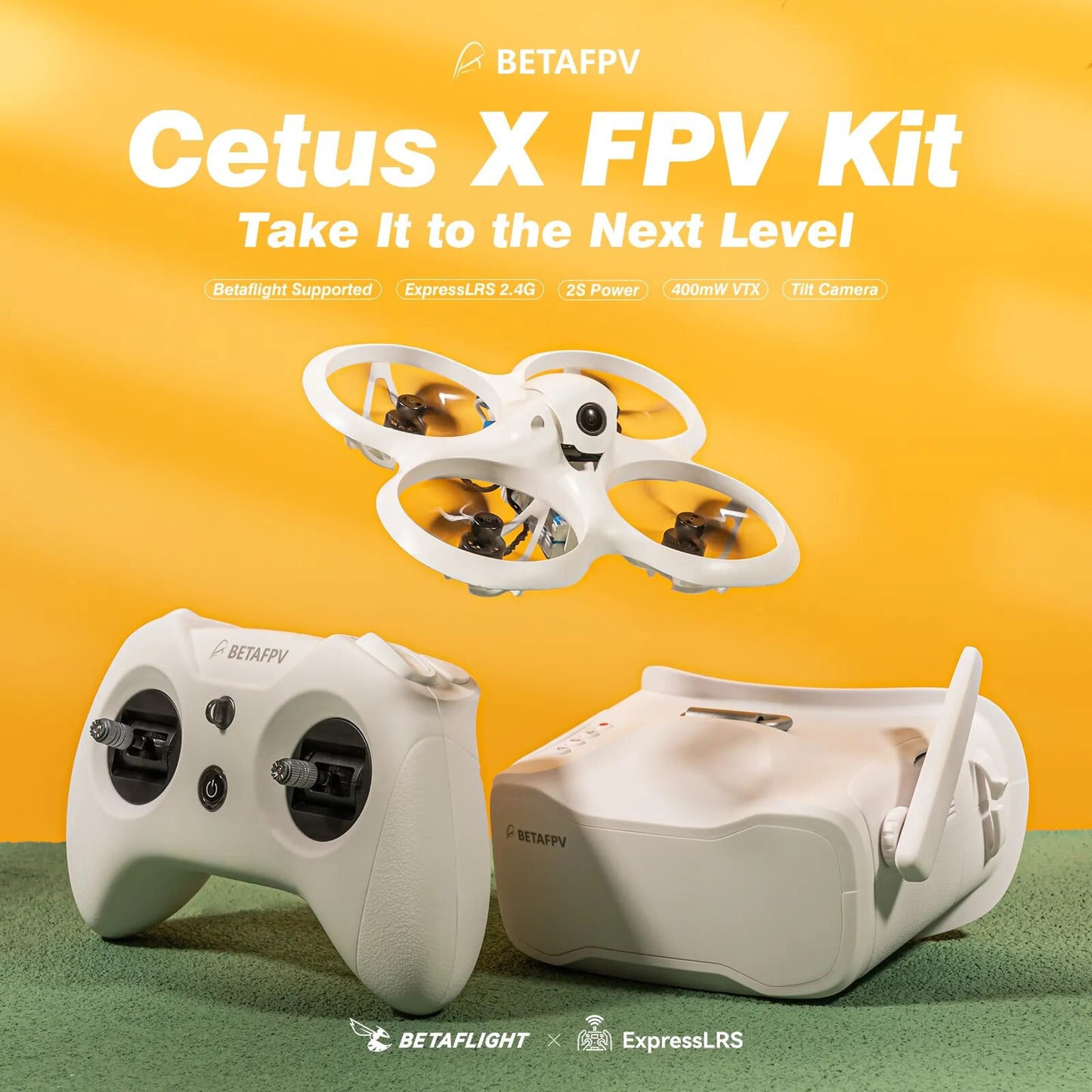 BETAFPV Cetus X Brushless Quadcopter Frsky/ELRS Camera .