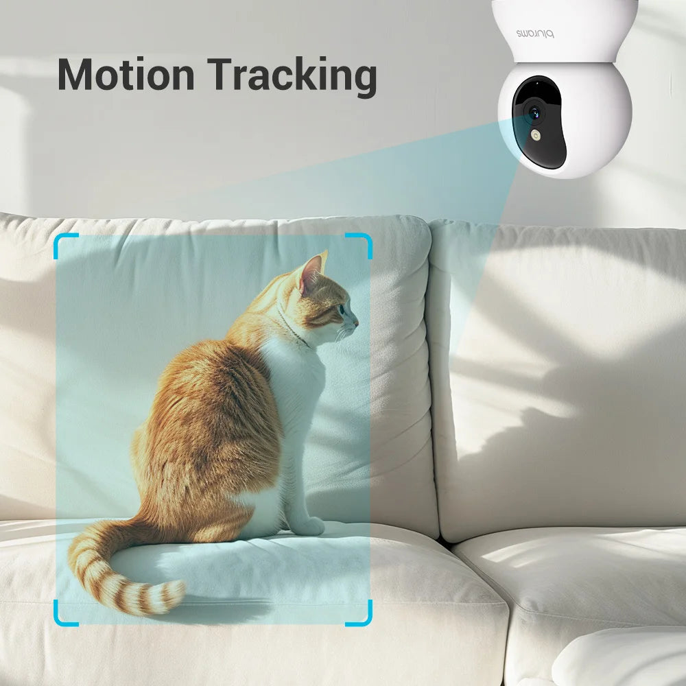 blurams Pet Camera 2K, 360° Indoor Security Camera,