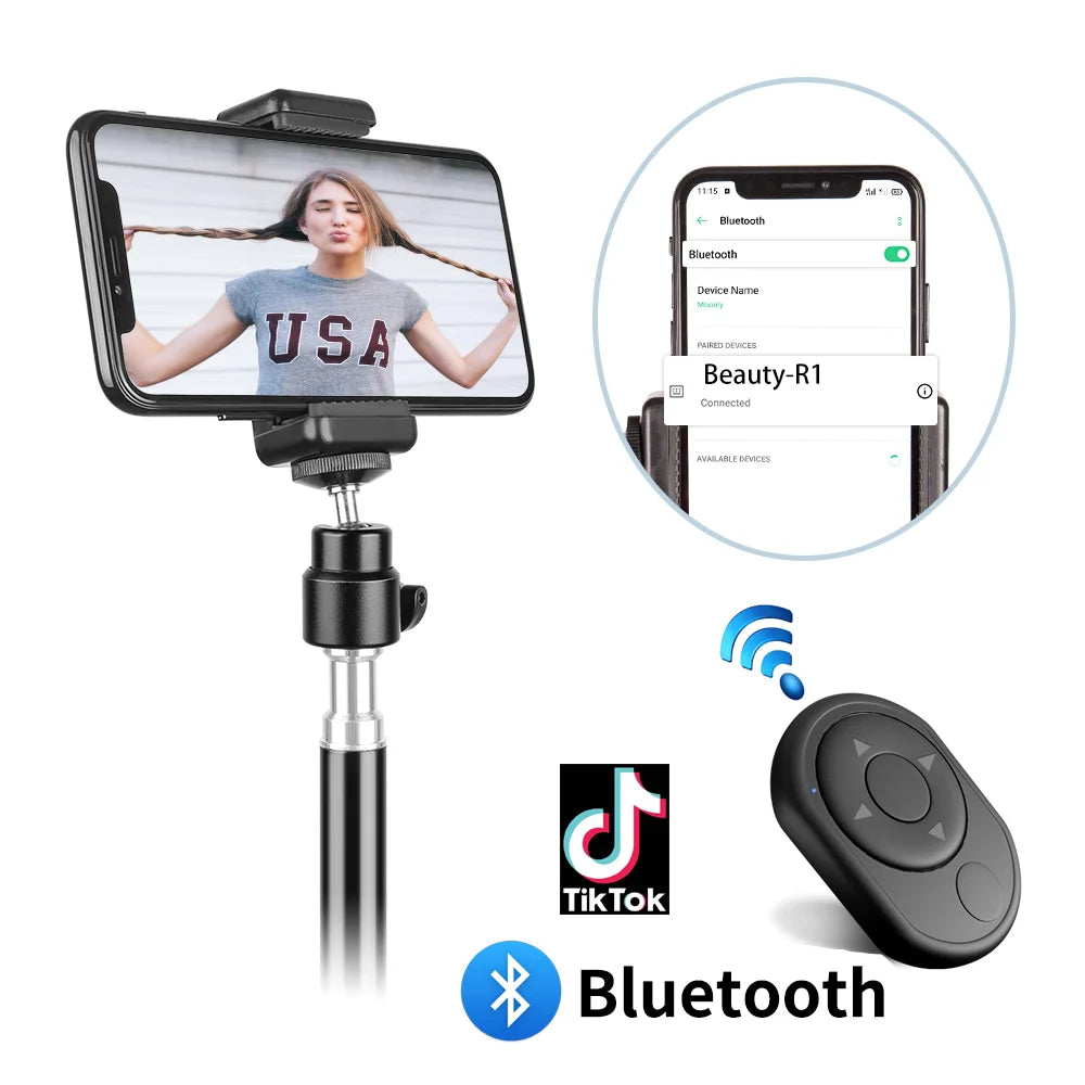 Tripod for Phone Mobilephone Selfie Stick Light Stand .