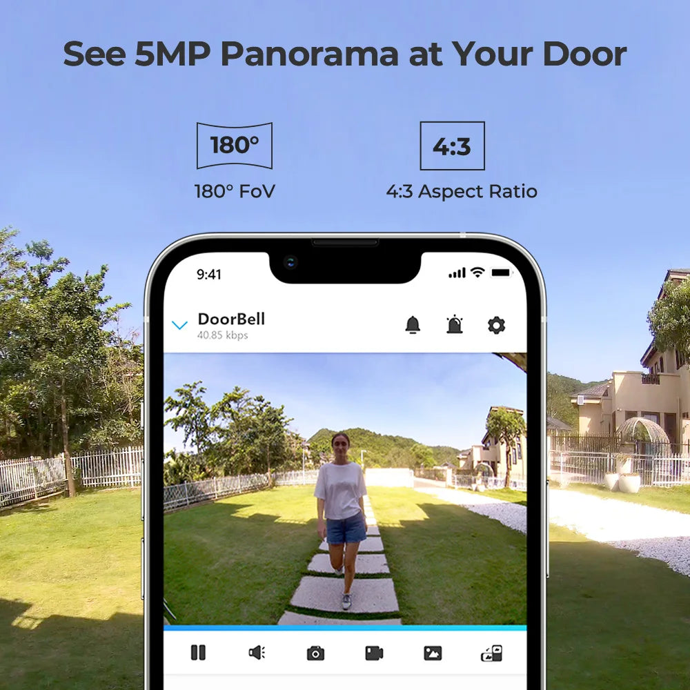 Video Doorbell WiFi & Smart Outdoor Home Video Intercom .