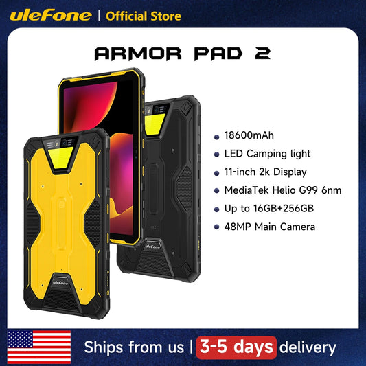 Ulefone Armor Pad 2 Rugged Tablet, 11.