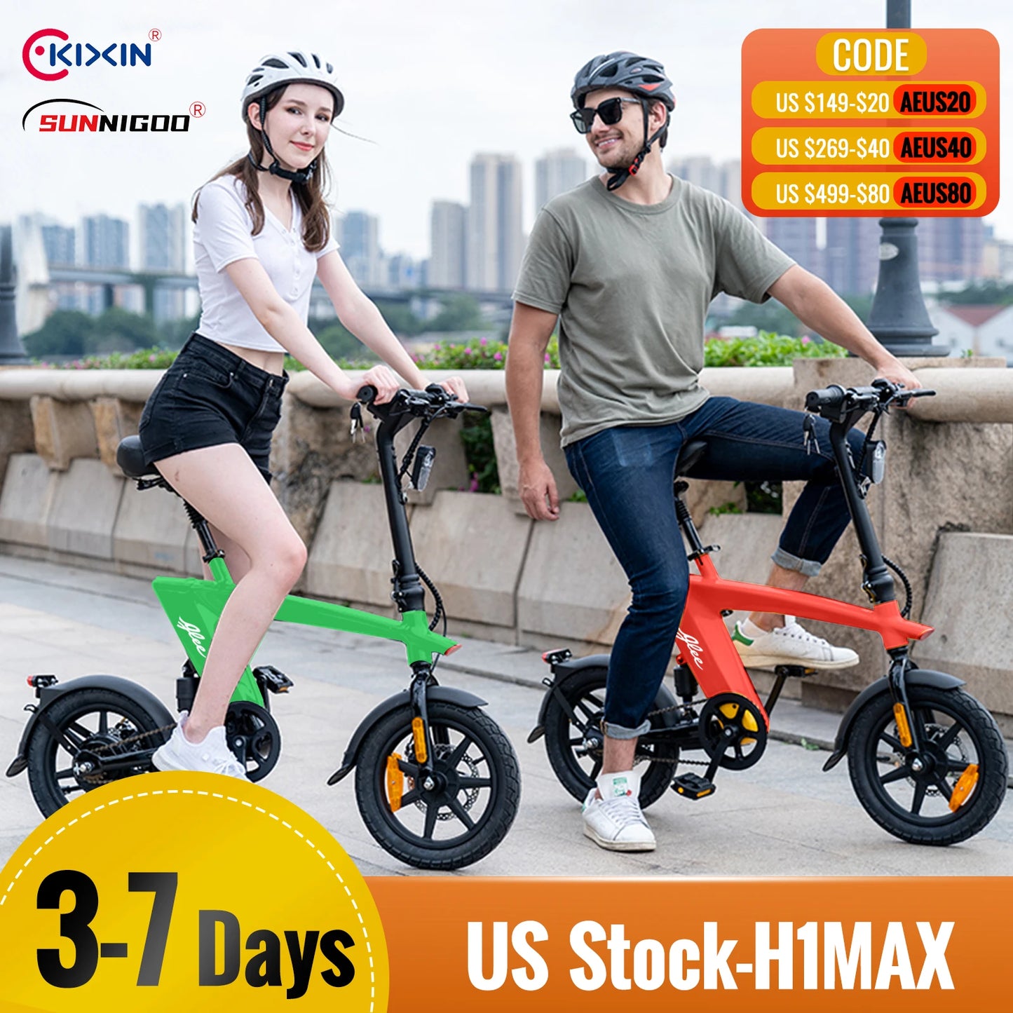 KIXIN SUNNIGOO Electric Fat Tire Bike  Adults .