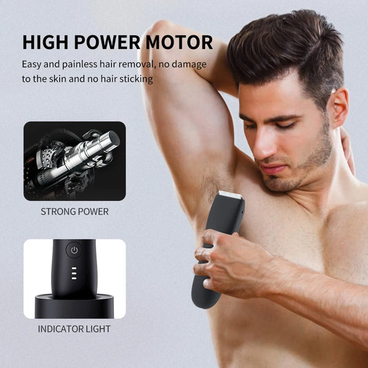 Men's Electric Hair Trimmer Whole Body Private Parts.