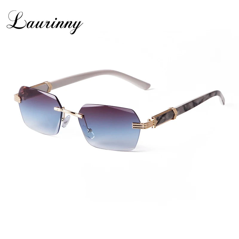 New Rimless Sunglasses For Women .