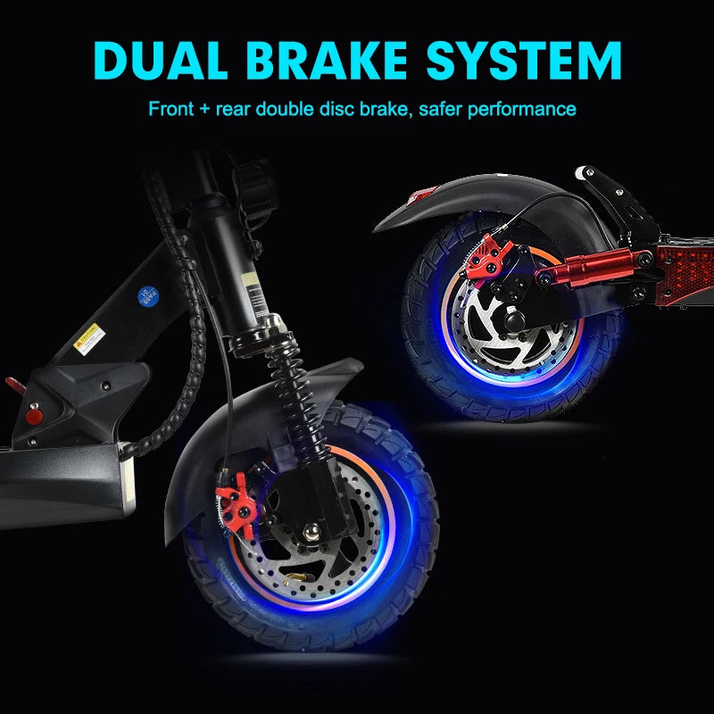 Off-road Tire Kick Electric Scooter For Adult.