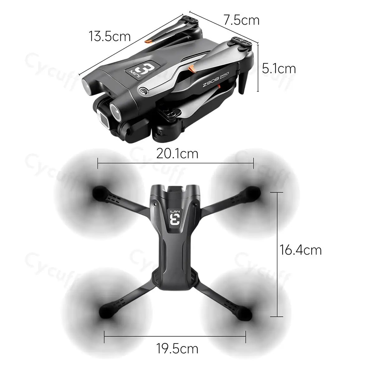 Pro Drone Professional Dual Camera .