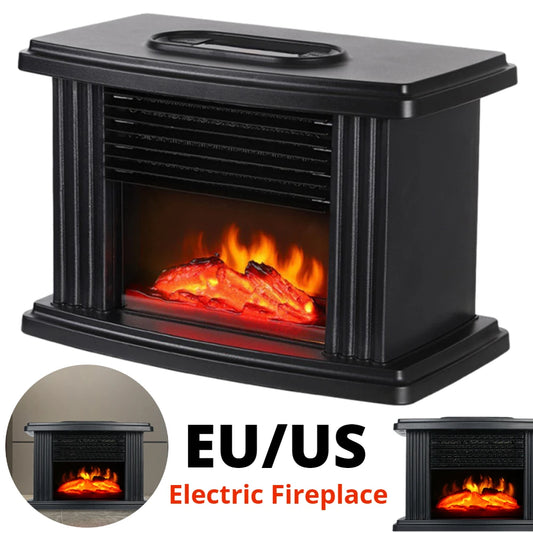 Electric Fireplace Heater with Remote Control 3D Flame Heater PortableLivinRoom Decor.