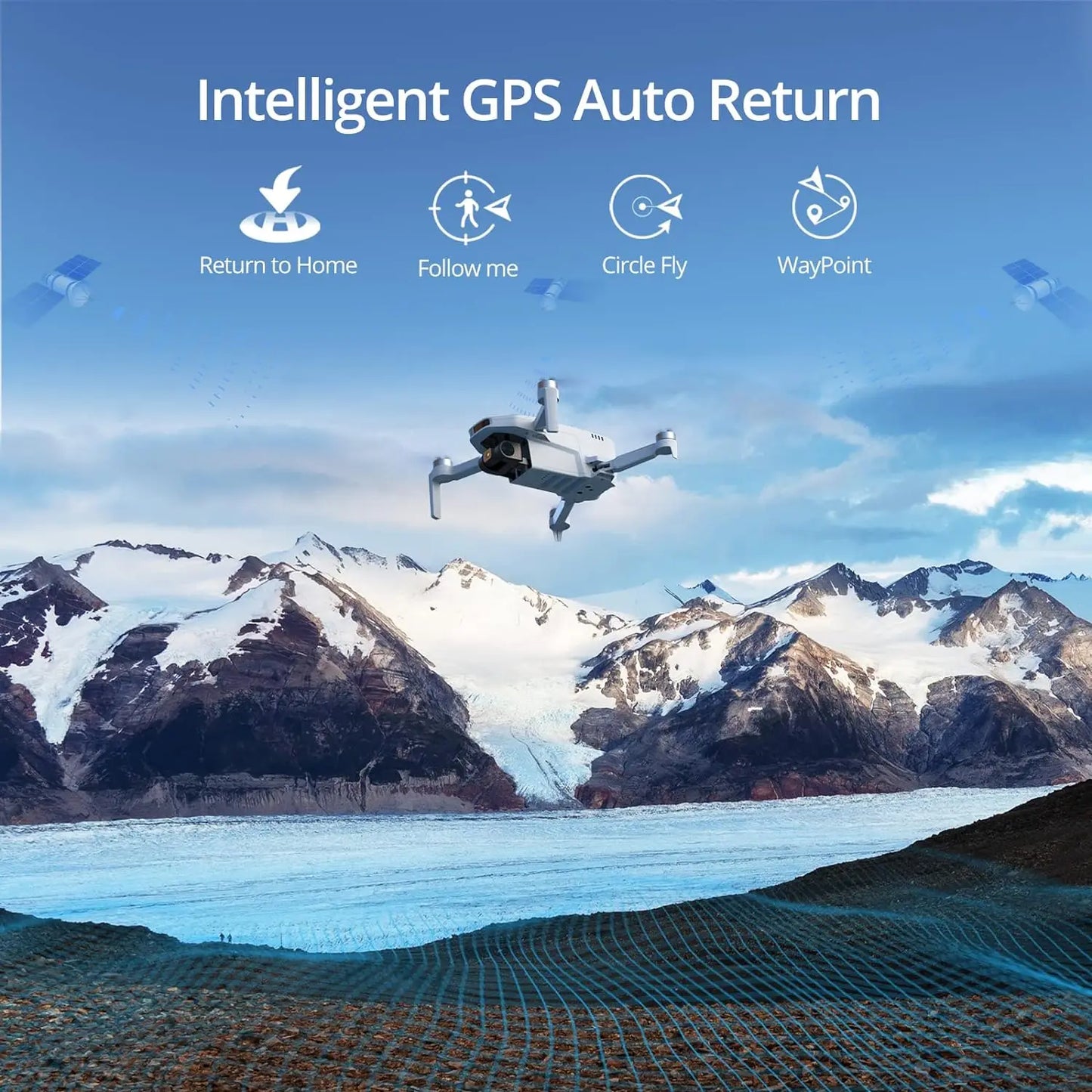 Potensic C0 Single Axis Gimbal 4K GPS Drones .