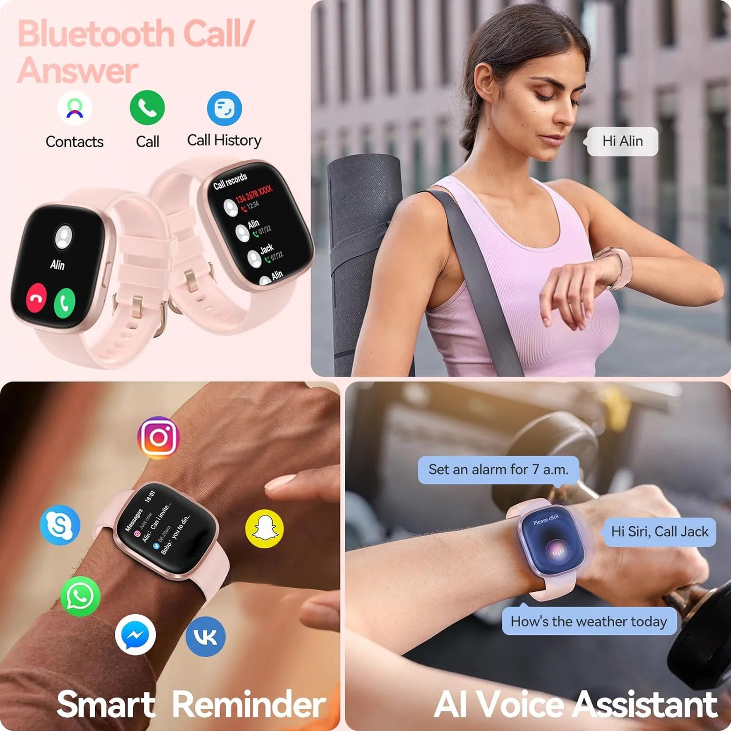 Smart Watch(Answer/Make Call).