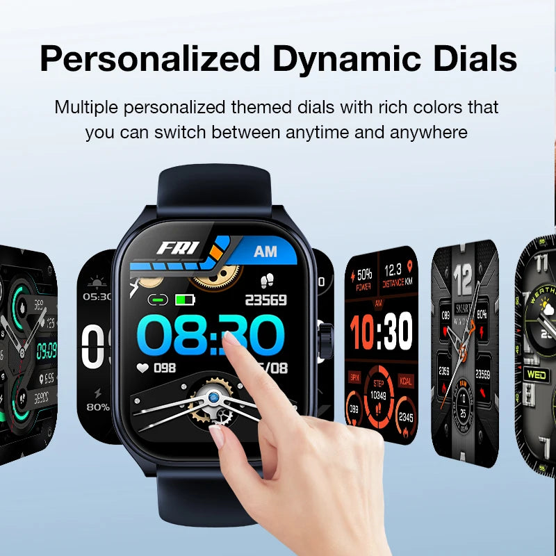 Curved Screen Smartwatch Men Call Sports Waterproof .