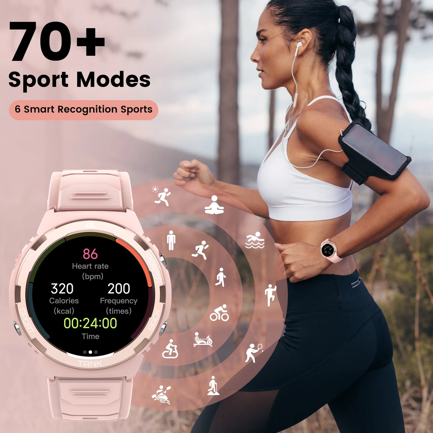 2024 KOSPET TANK S1 Smart Watch For Women .l