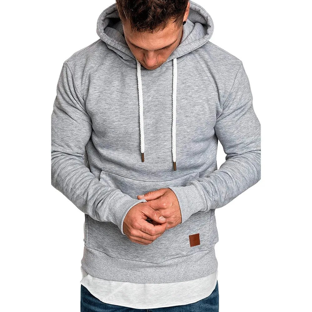 Mens Sweatshirt Long Sleeve Autumn Spring Casual Hoodies .