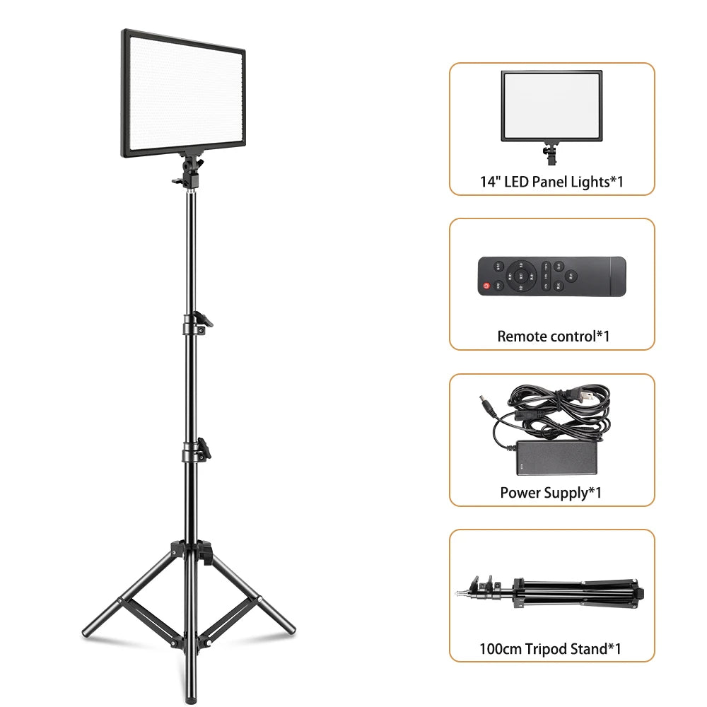 14'' LED Video Light Photography Selfie.